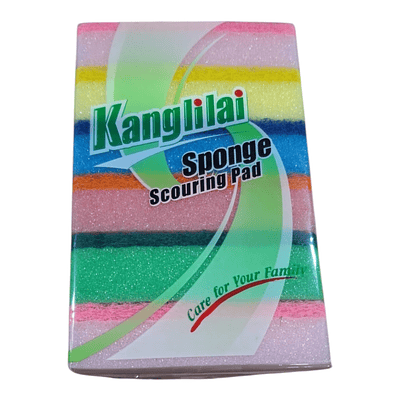 ESPONJA DE LIMPIEZA DE COLORES PAQUETE 6PZS