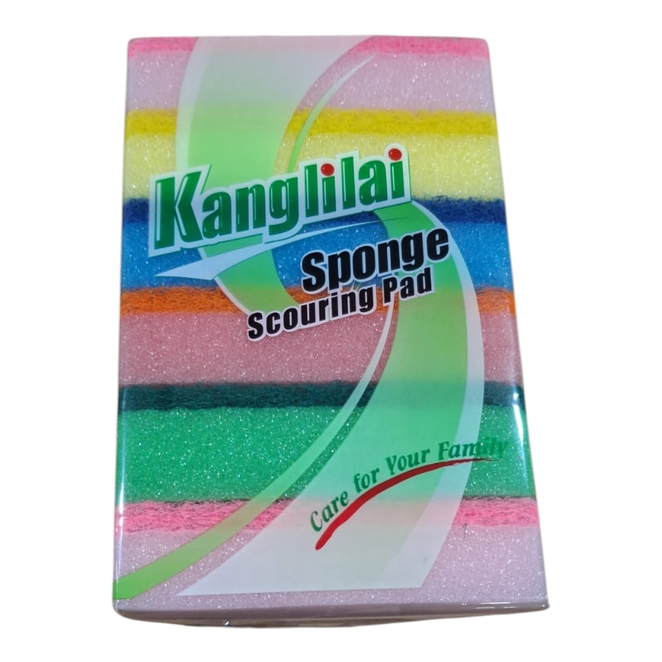 ESPONJA DE LIMPIEZA DE COLORES PAQUETE 6PZS 1