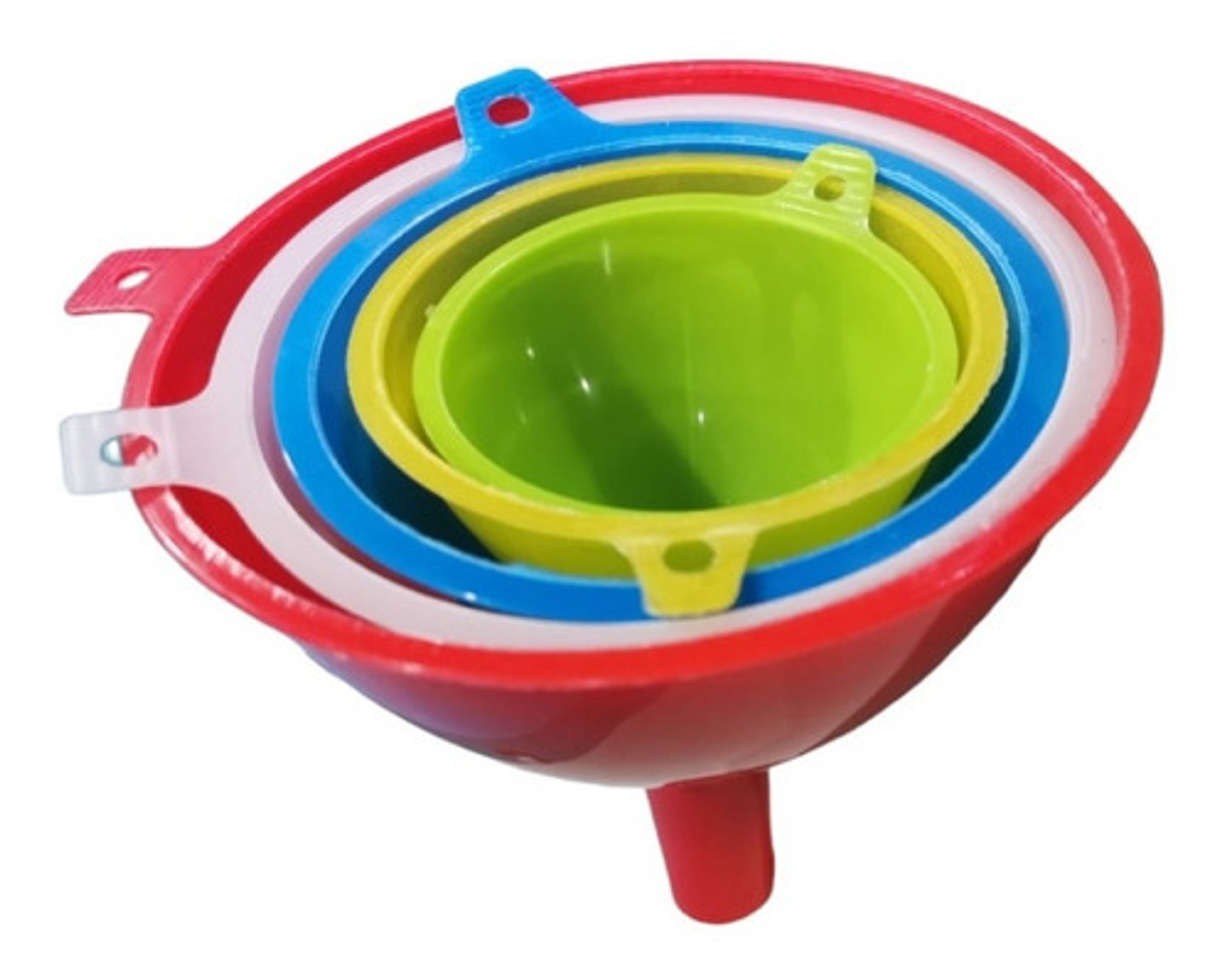 SET DE EMBUDOS COLORES 5PZS 2