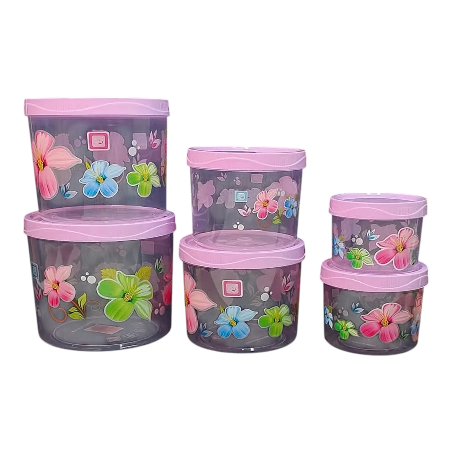 SET DE 6 TAPERS FLORES DIFERENTES TAMAÑOS 3