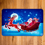 ALFOMBRA LIMPIA PIE 40x60 NAVIDAD CLÁSICO 