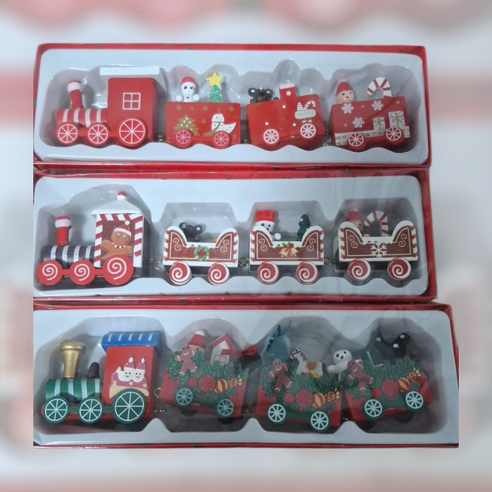 ADORNO TRENCITO DE MADERA OFERTA  1