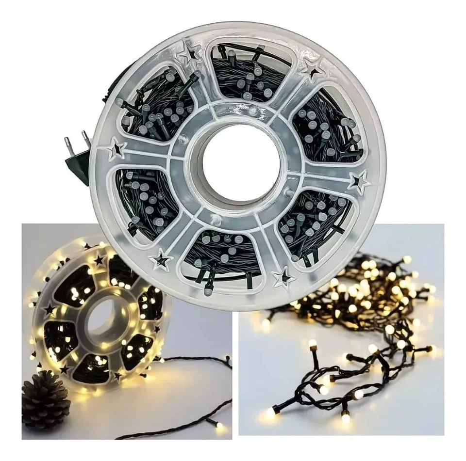 CARRETE DE 50 METROS DE GUIRNALDA PUNTO ARROZ CÁLIDO  1