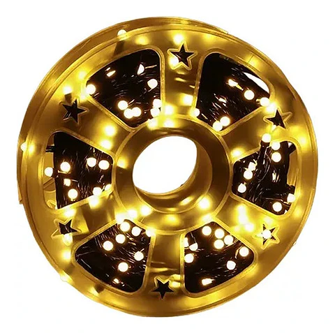 CARRETE DE 50 METROS DE GUIRNALDA PUNTO ARROZ CÁLIDO 