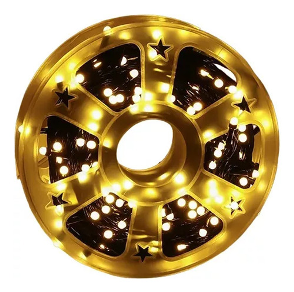 CARRETE DE 50 METROS DE GUIRNALDA PUNTO ARROZ CÁLIDO  2