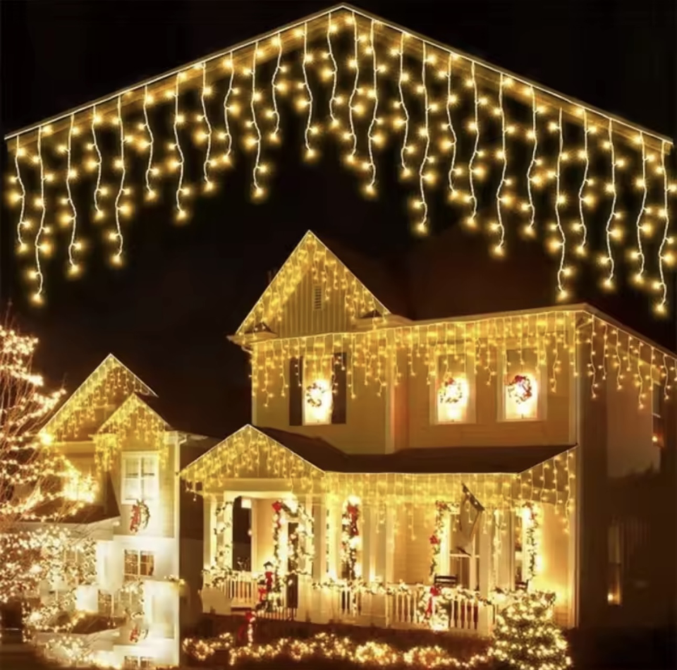 CORTINA CASCADA SOLAR DE 3 METROS CÁLIDA 1