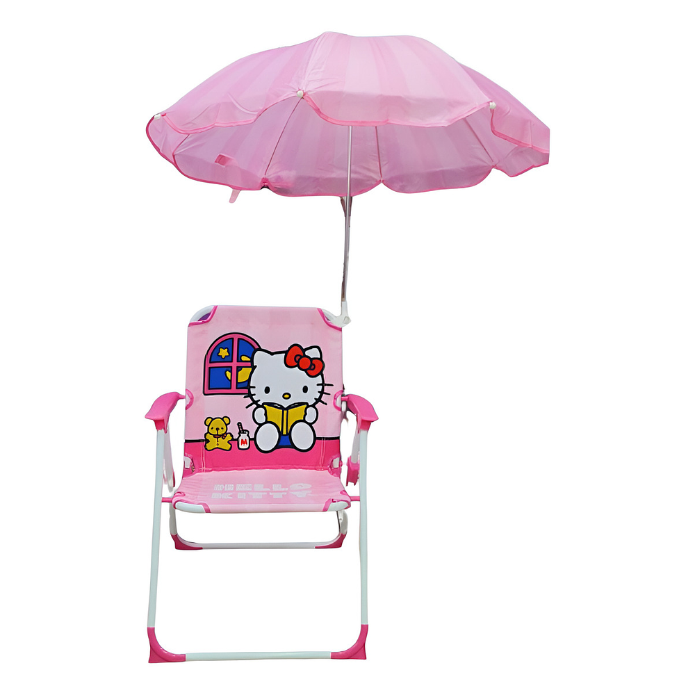 SILLA PLEGABLE + SOMBRILLA SANRIO 