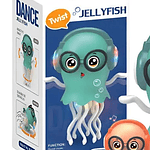 PULPO BAILARÍN LED MUSICAL A PILAS 