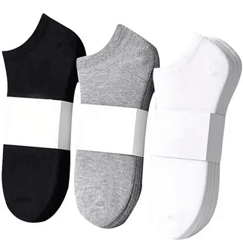 CALCETAS DE ALGODÓN TOBILLERAS 