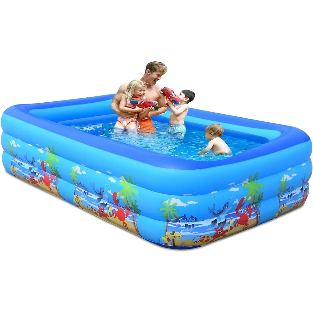 PISCINA INFLABLE RECTANGULAR 210CM