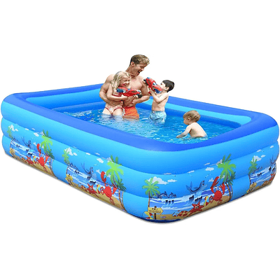 PISCINA INFLABLE RECTANGULAR 210CM
