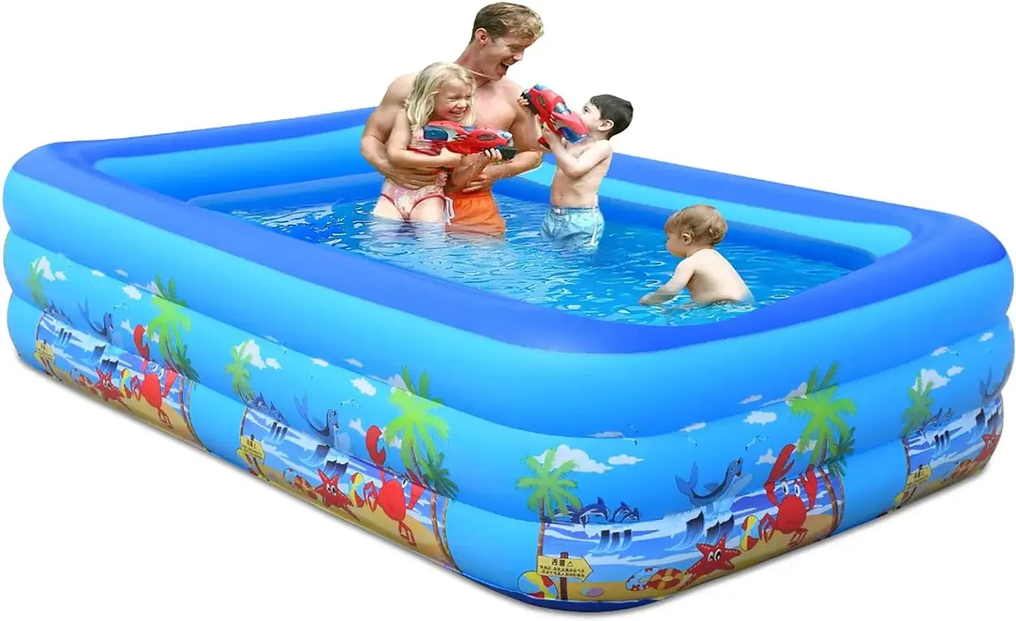 PISCINA INFLABLE RECTANGULAR 210CM 1