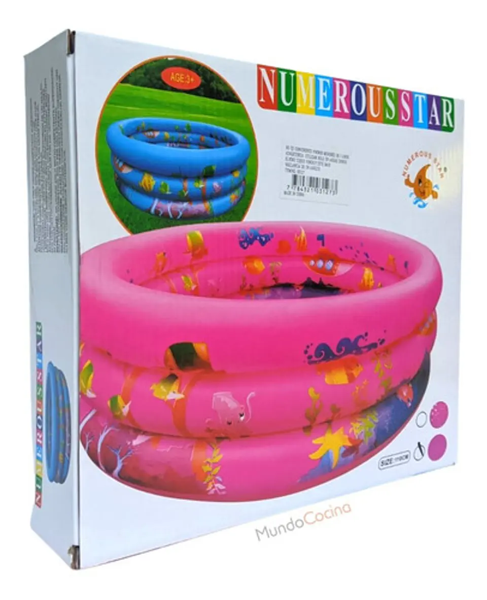 PISCINA INFLABLE REDONDA 150CM 4