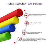 FLOTADOR TALLARÍN DE ESPUMA COLORES 1.5MX6CM