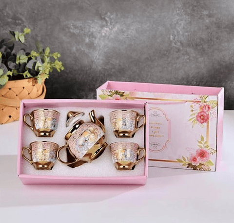 SET JUEGO DE TAZAS CON CAJA 