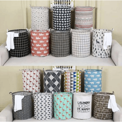 CESTO DE LONA PARA ROPA DISEÑO