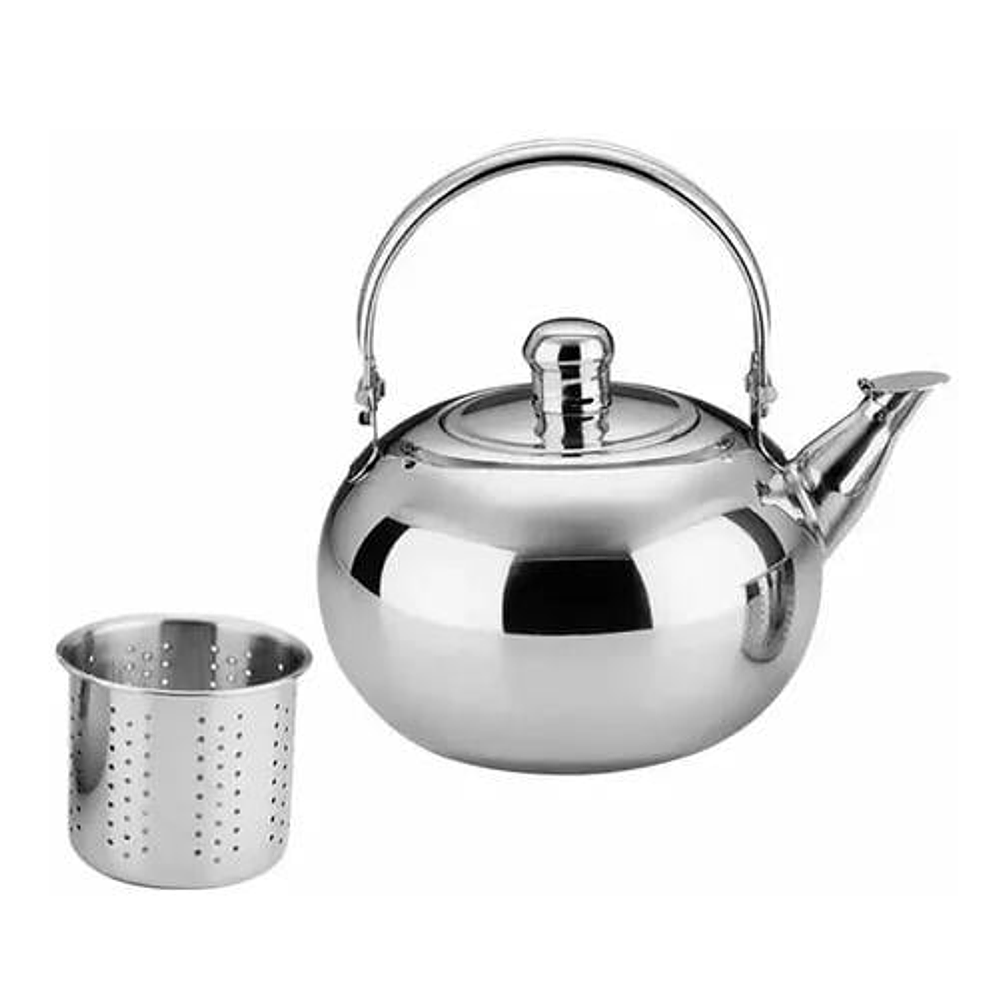 TETERA 600ML ACERO INOXIDABLE CON FILTRO TÉ INFUSIONES AGUA