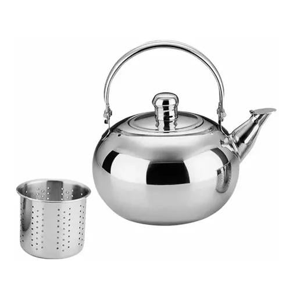 TETERA 600ML ACERO INOXIDABLE CON FILTRO TÉ INFUSIONES AGUA 3