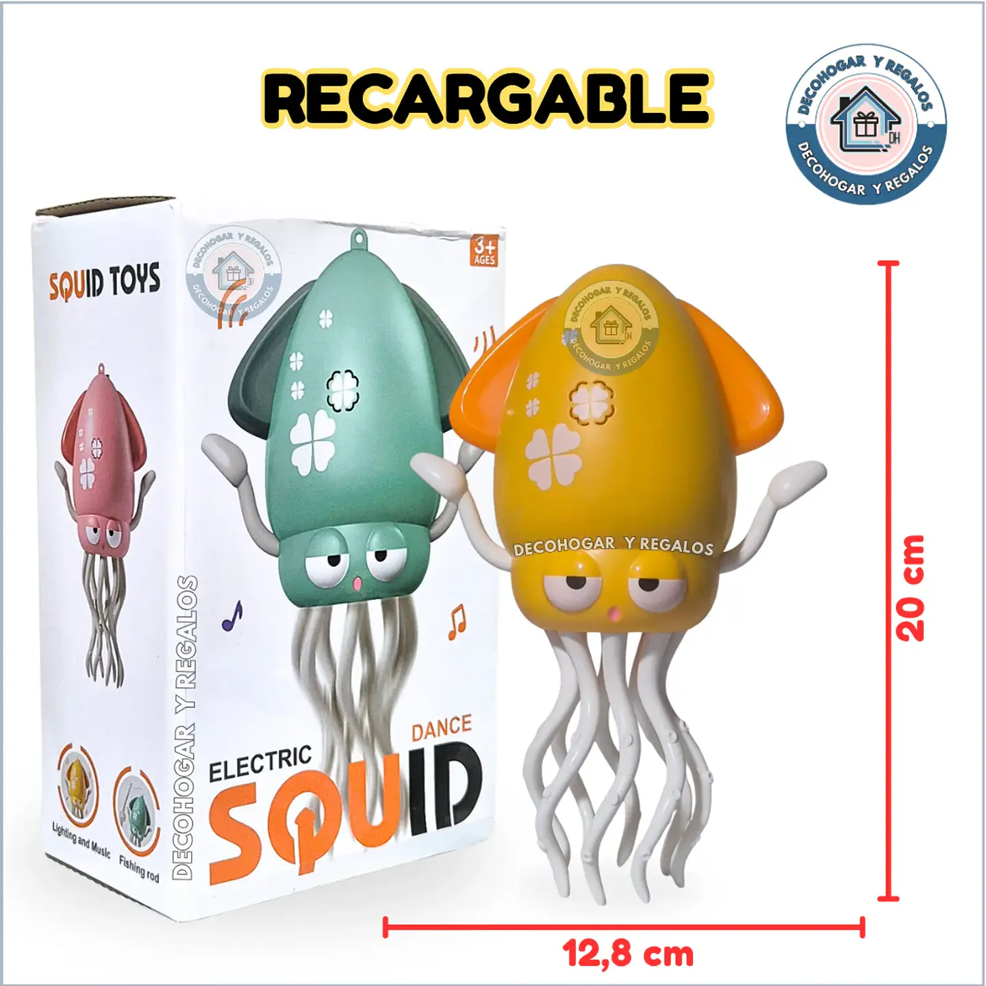 CALAMAR BAILARIN RECARGABLE USB  1