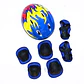 SET PROTECCCION ANTI CAÍDA NIÑO CASCO-RODILLERA-CODERA- CUBRE MANOS - Miniatura 4