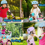 SET PROTECCCION ANTI CAÍDA NIÑO CASCO-RODILLERA-CODERA- CUBRE MANOS