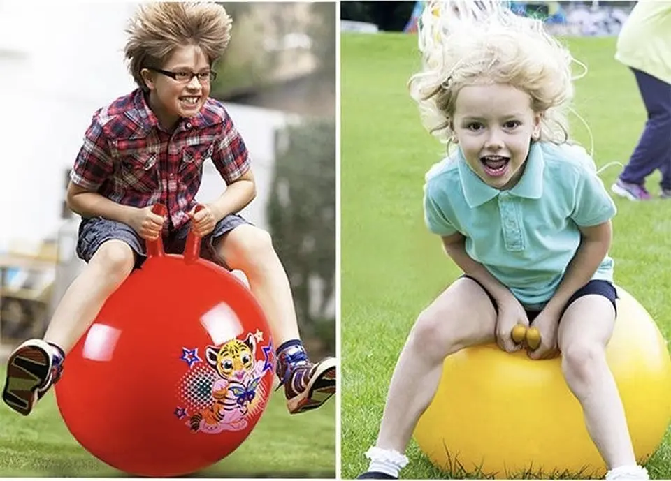 PELOTA SALTARINA DE GOMA PARA NIÑOS  4