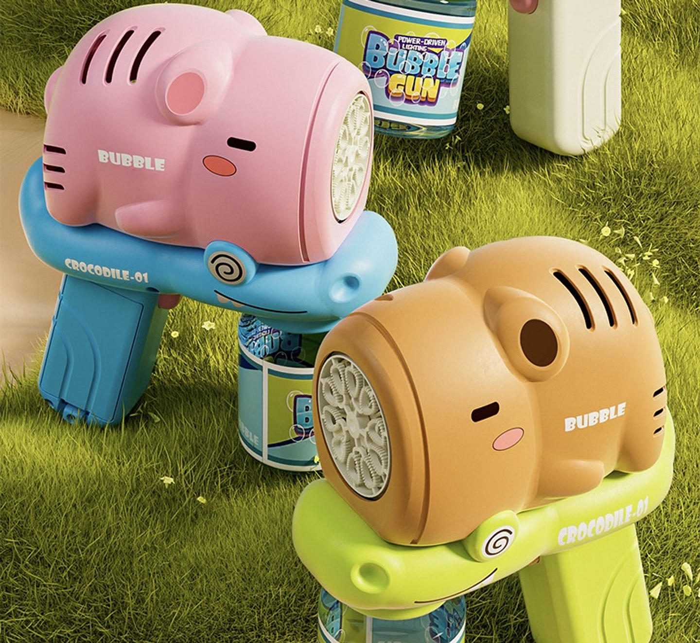 LANZADOR DE BURBUJAS CAPYBARA A PILAS  3