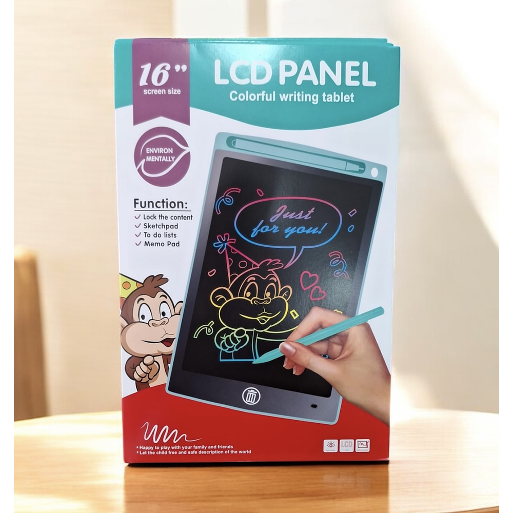 PIZARRA MÁGICA LCD RGB 16 PULGADAS