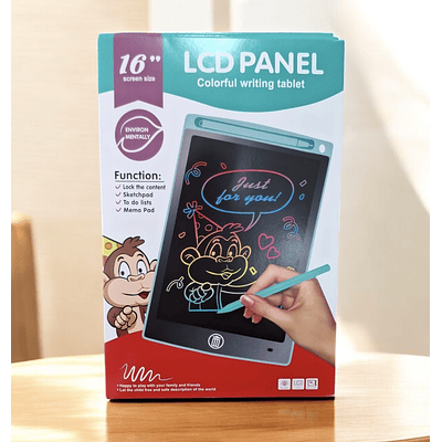 PIZARRA MÁGICA LCD RGB 16 PULGADAS