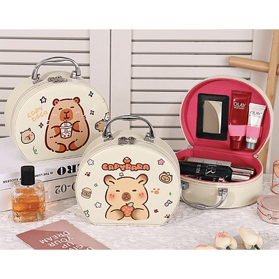MALETA ORGANIZADOR JOYERO PORTATIL CAPYBARA 20x20x8CM