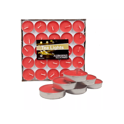 SET DE 50 VELITAS AROMATICAS TEA LIGHTS
