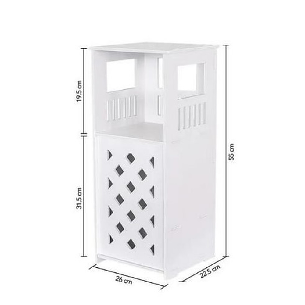 MUEBLE ESTANTE ORGANIZADOR MULTIUSO DE MDF 55x22x24CM