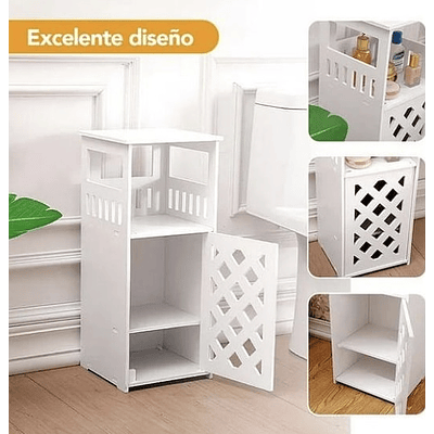MUEBLE ESTANTE ORGANIZADOR MULTIUSO DE MDF 55x22x24CM