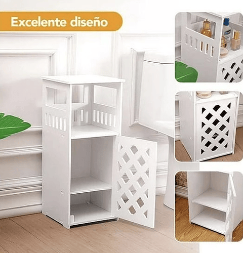 MUEBLE ESTANTE ORGANIZADOR MULTIUSO DE MDF 55x22x24CM
