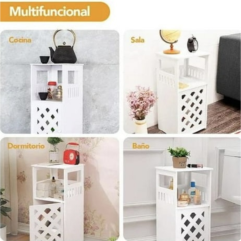 MUEBLE ESTANTE ORGANIZADOR MULTIUSO DE MDF 55x22x24CM