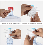 SOPORTE DISPENSADOR RACK PARA BIDON DE AGUA + BOQUILLA 