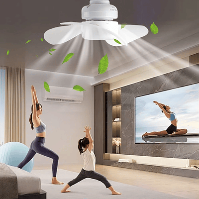 MINI VENTILADOR 3 ASPAS DE TECHO AHORRADOR
