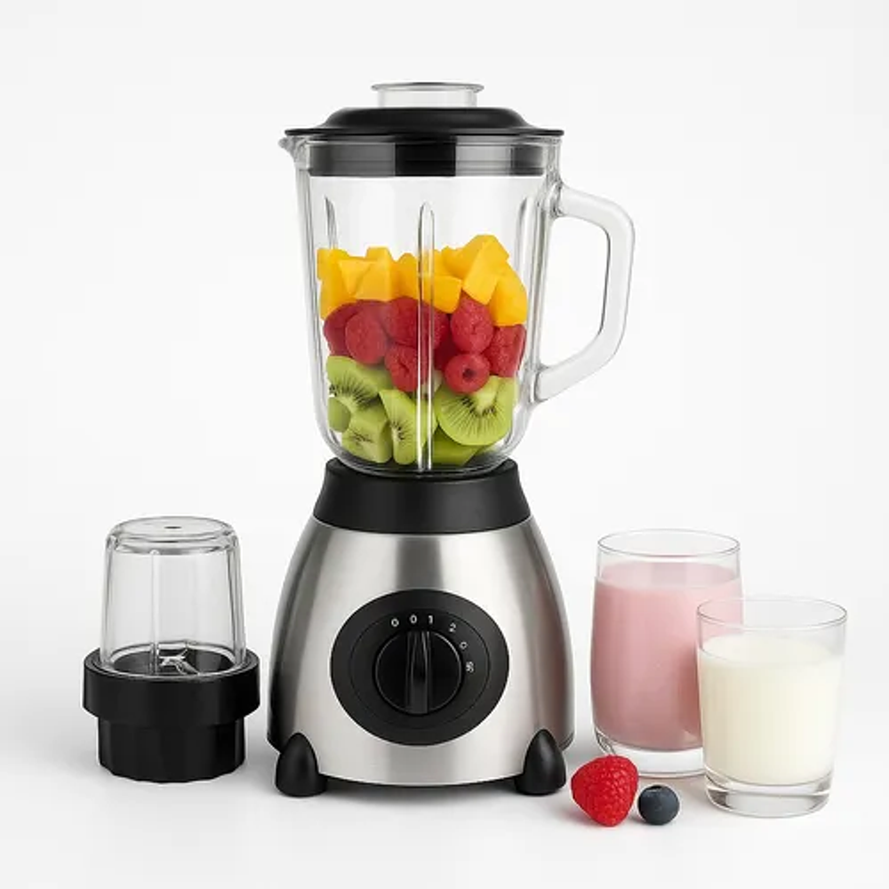 LICUADORA JUGUERA 1.5L 850W + MOLEDOR DE CAFÉ 