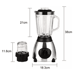 LICUADORA JUGUERA 1.5L 850W + MOLEDOR DE CAFÉ 