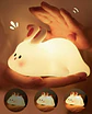 LAMPARA DE NOCHE BIG FACE RABBIT CON SENSOR TÁCTIL  - Miniatura 1