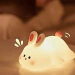 LAMPARA DE NOCHE BIG FACE RABBIT CON SENSOR TÁCTIL 