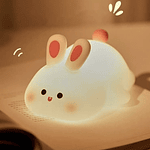 LAMPARA DE NOCHE BIG FACE RABBIT CON SENSOR TÁCTIL 