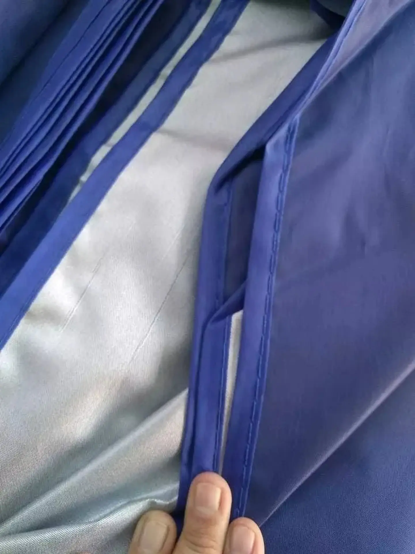 LONA, CARPA REPUESTO DE TOLDO 3x3 IMPERMEABLE FILTRO UV AZUL 4