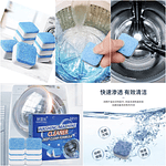 PACK DE 12 PASTILLAS EFERVESCENTES LIMPIEZA DE MAQUINA LAVADORA 