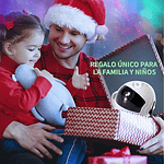 LAMPARA PROYECTOR DE GALAXIA ASTRONAUTA SENTADITO CON CONTROL