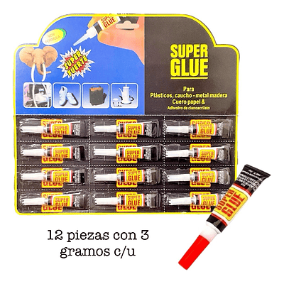 PACK 12 SUPER PEGAMENTO TIPO GOTITA 