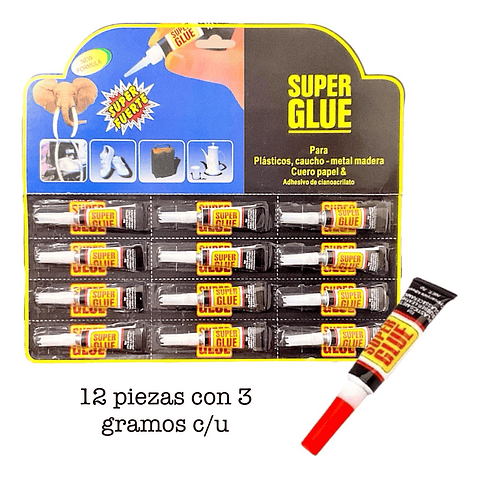 PACK 12 SUPER PEGAMENTO TIPO GOTITA 