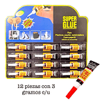 PACK 12 SUPER PEGAMENTO TIPO GOTITA 