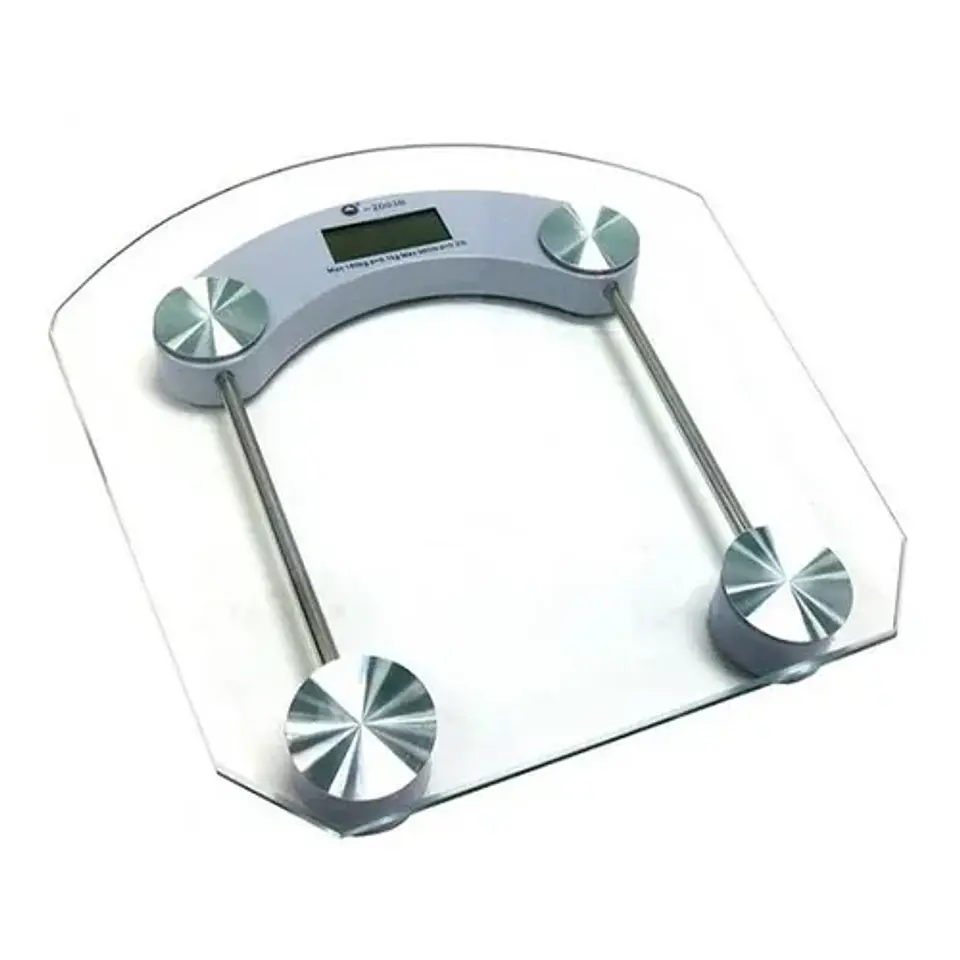 PESA BALANZA CORPORAL DIGITAL DE VIDRIO TEMPLADO 4