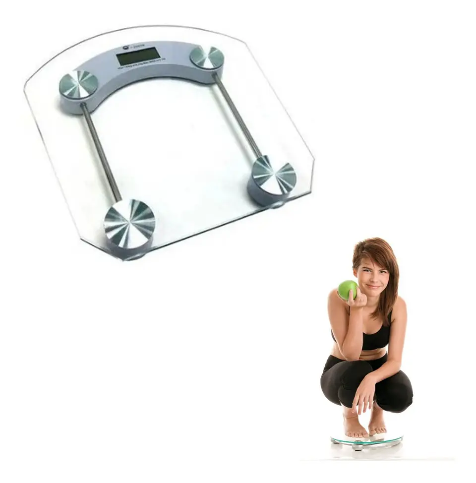 PESA BALANZA CORPORAL DIGITAL DE VIDRIO TEMPLADO 3